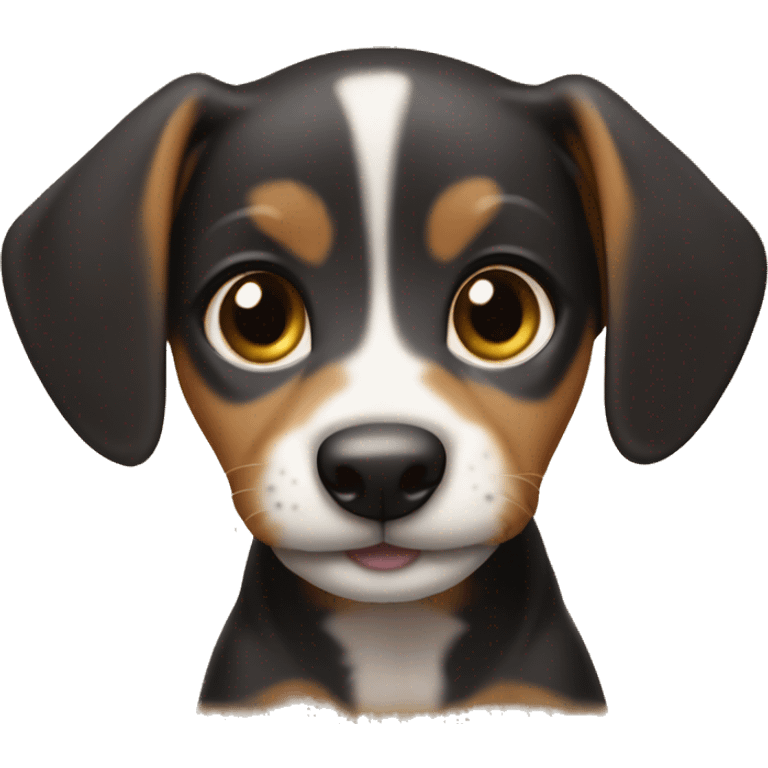 baby dashhound puppy emoji