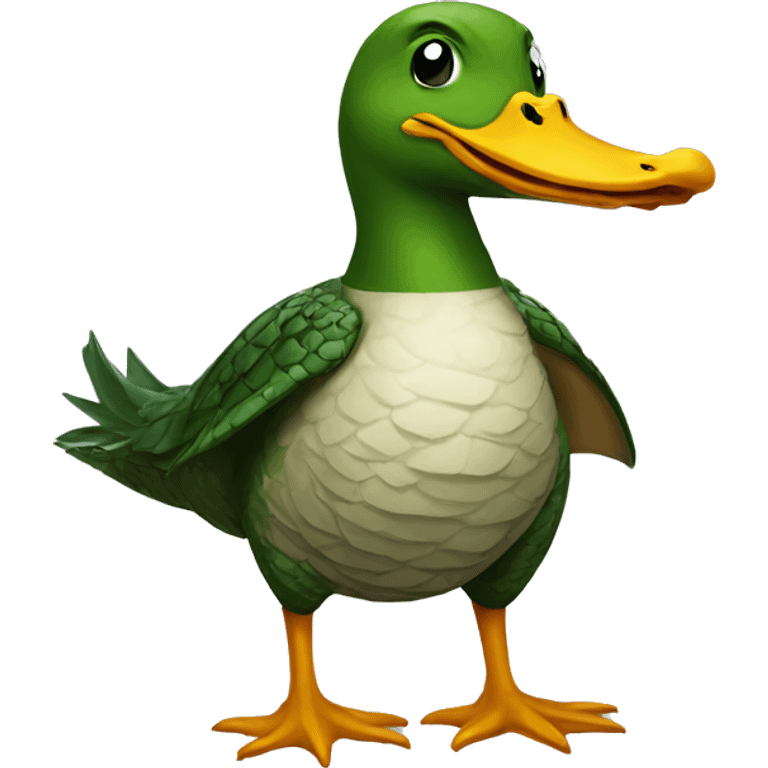 duck crocodile emoji