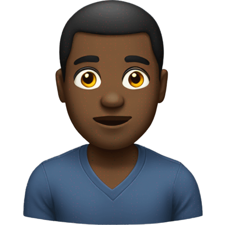 A xxl black guy emoji