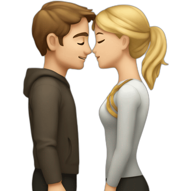 peeta mellark from hunger games getting ready to kiss katniss emoji