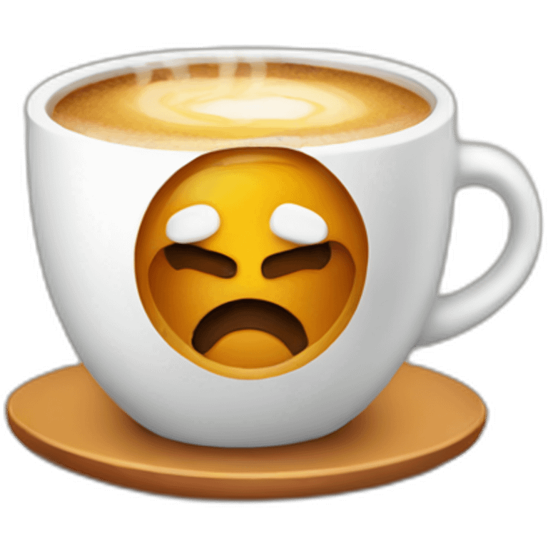 Atomic coffee emoji