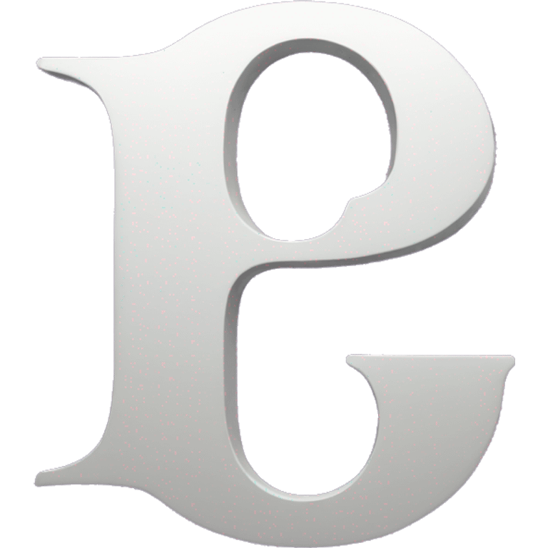 GP letter logo emoji