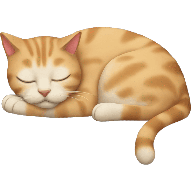 Sleeping cat emoji