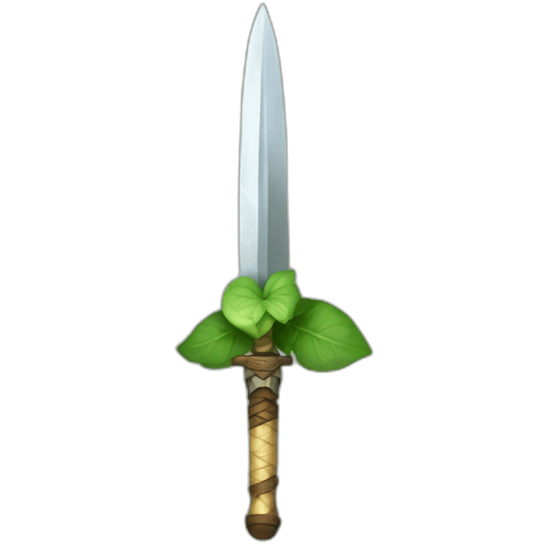 Seed of life symbol with Buster sword emoji