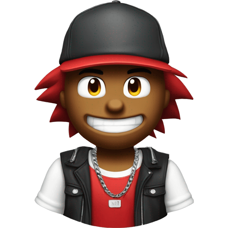 red rapper sonic the hedgehog  emoji