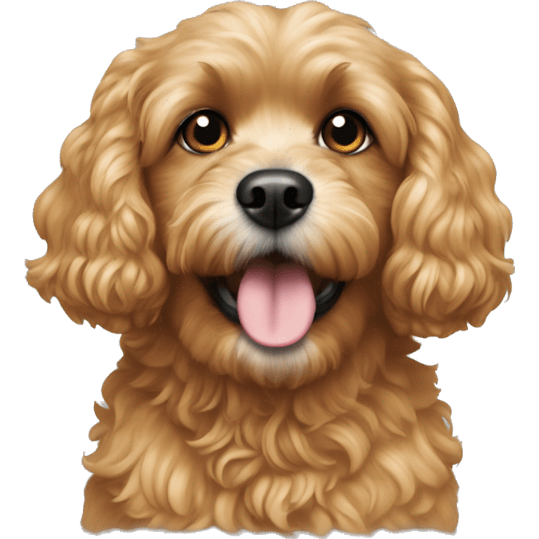 Golden cavapoo  emoji