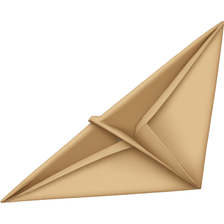 Beige Paper plane emoji