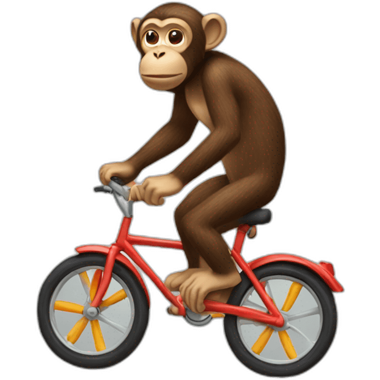 Monkey-riding-a-bike emoji