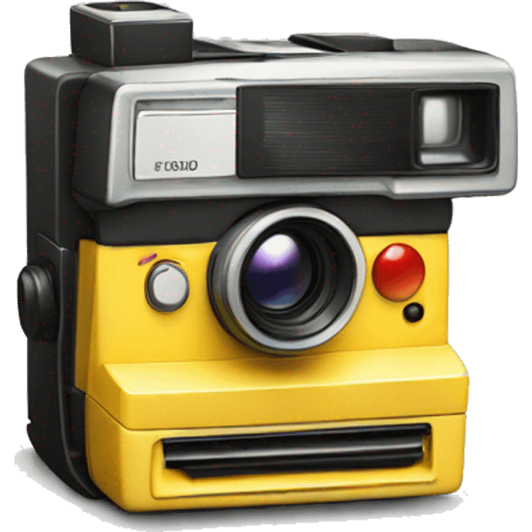 Photoaparat and photo Polaroid  emoji