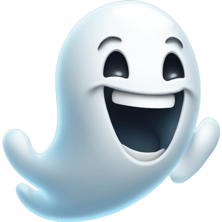 laughing ghost emoji