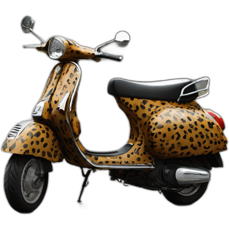 animal print vespa emoji