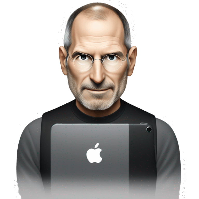 Steve jobs and iphone 14 pro emoji