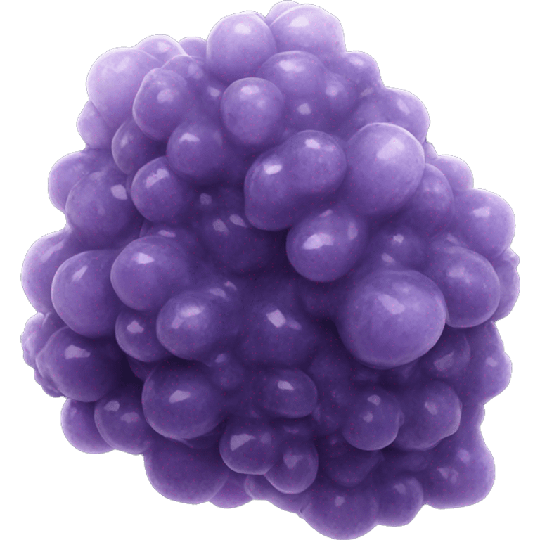 Realistic grape agate natural crystal emoji