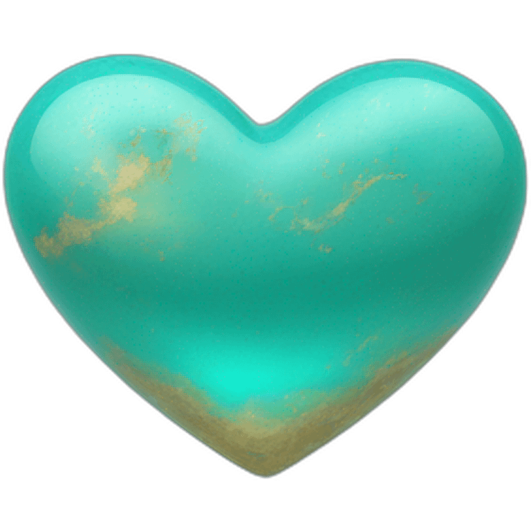 Cœur turquoise emoji