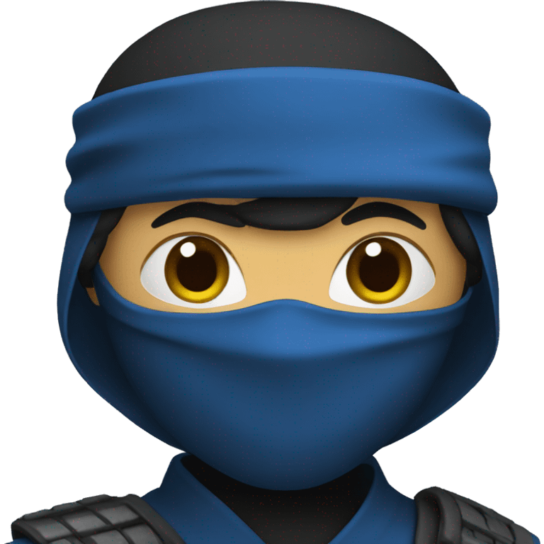 ninja bleu emoji