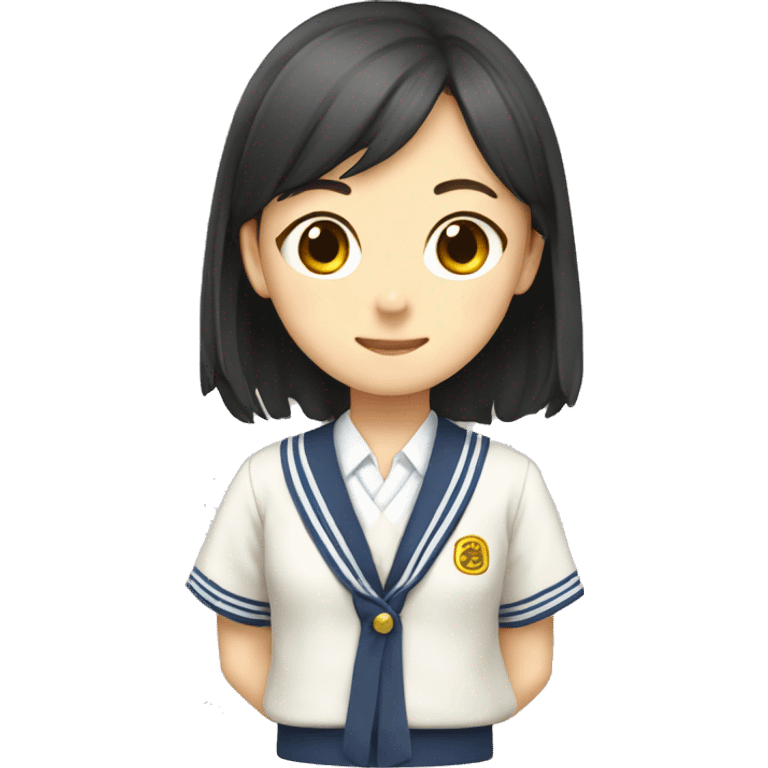 Japanese school uniform emoji