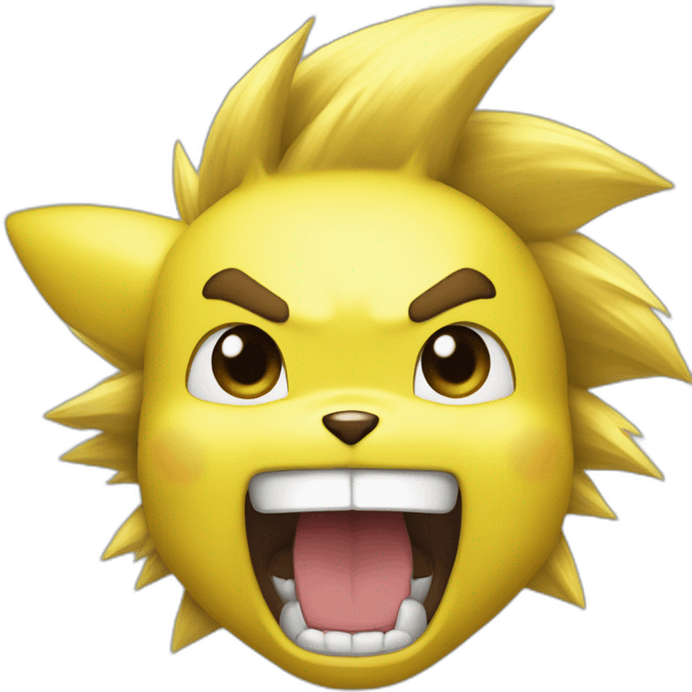 pikachu super saiyan emoji