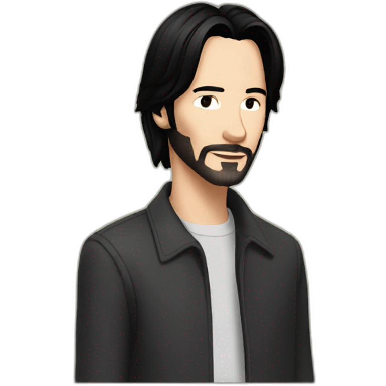 Young Keanu Reeves emoji