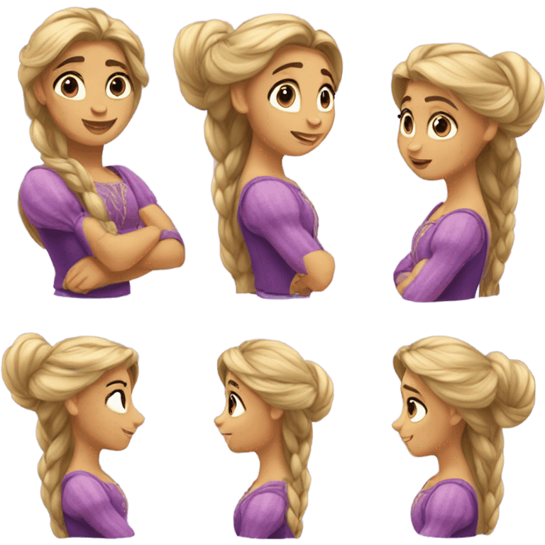 Rapunzel emoji emoji