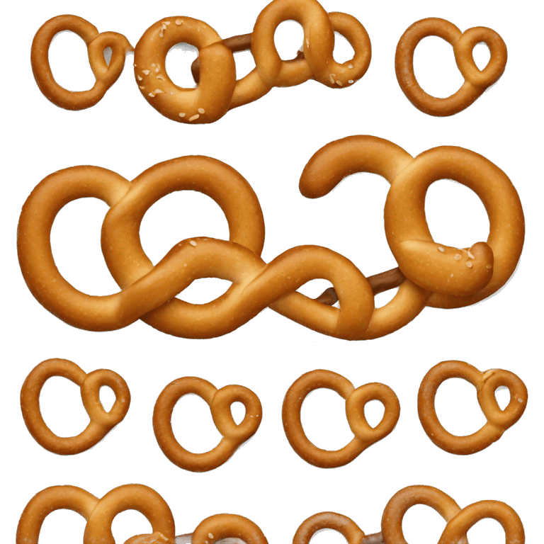 two pretzels emoji