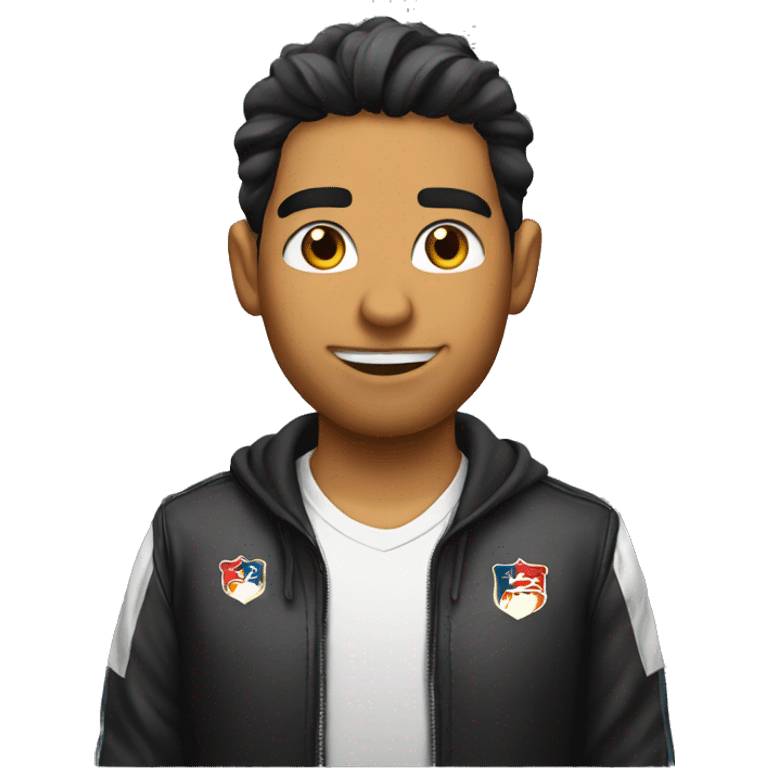 Latino Tiger gamer (la formula theme) emoji