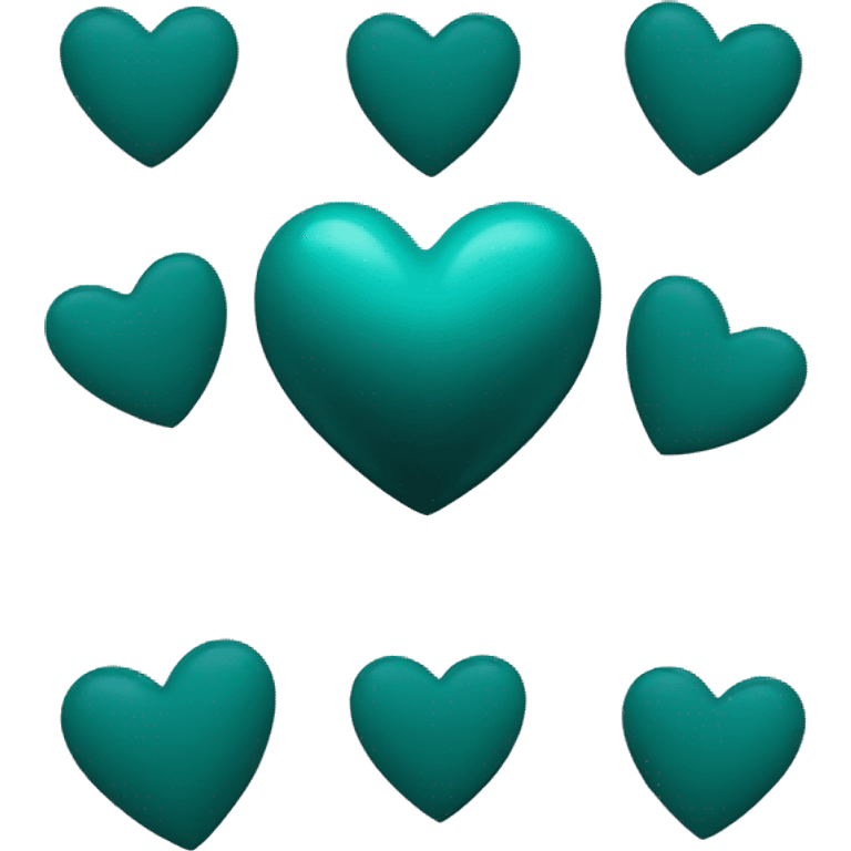 Dark teal heart emoji