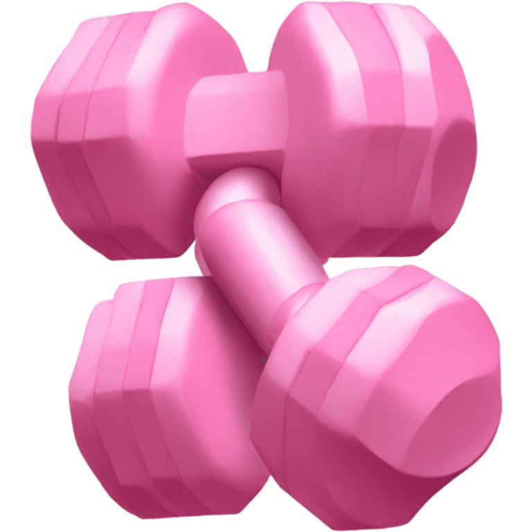 soft pink dumbell emoji