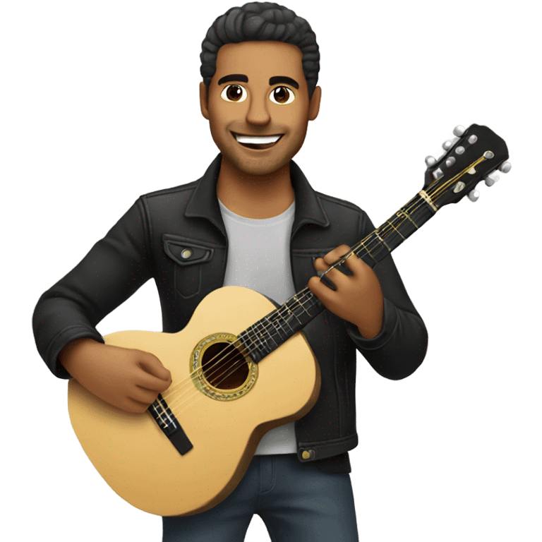 Latin guitarist emoji