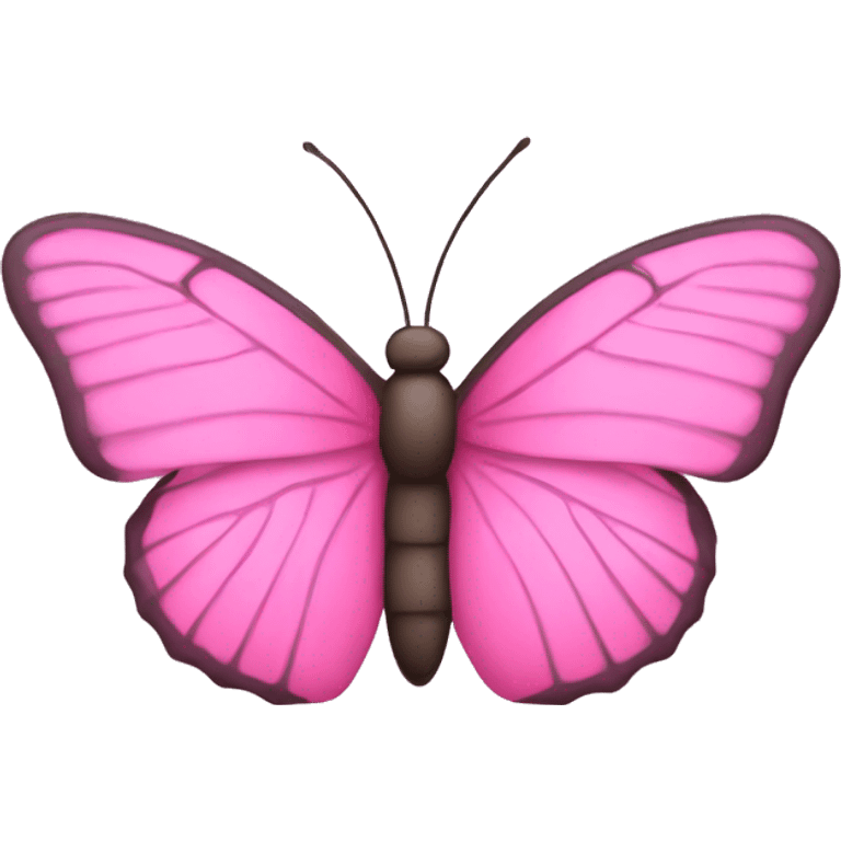 Pink Butterfly similar to iPhone emoji emoji