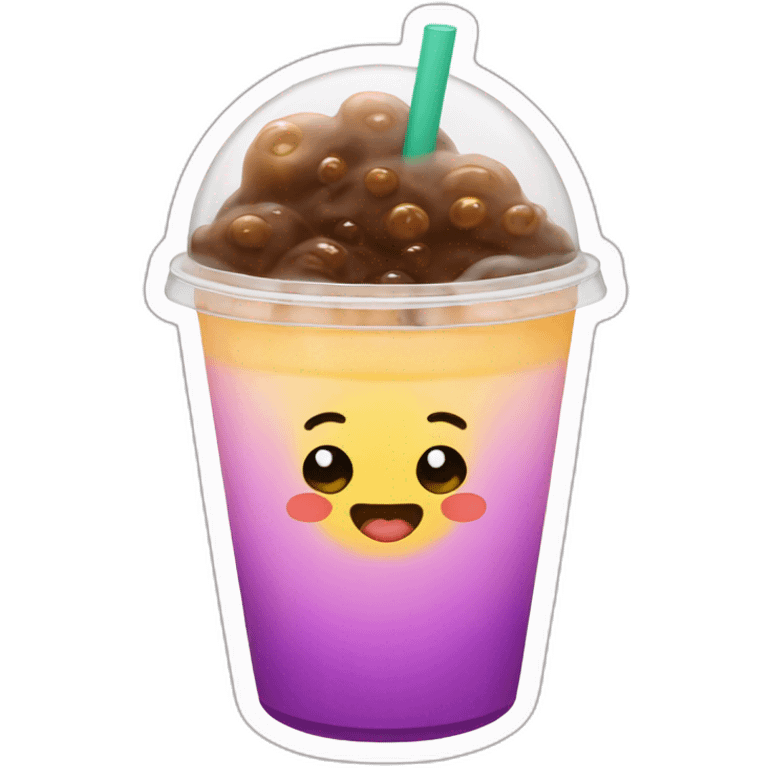 Ovni avec un bubble tea emoji