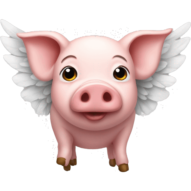 Pig with wings emoji