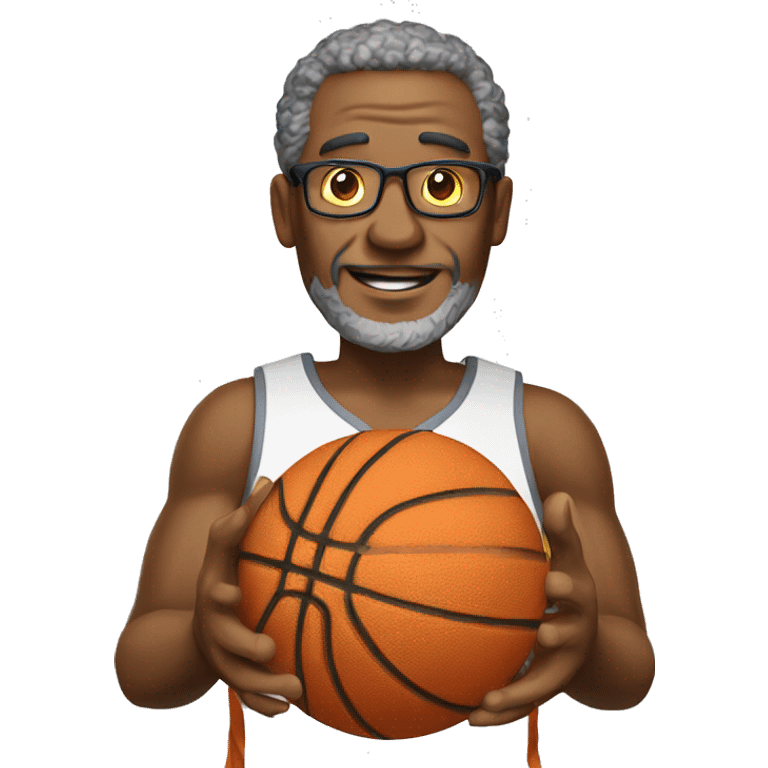 create an emoji for a professor, teaches digital technology ad plays basketball emoji