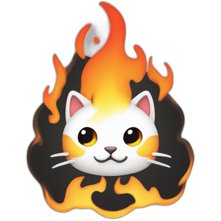 github octcat on fire emoji