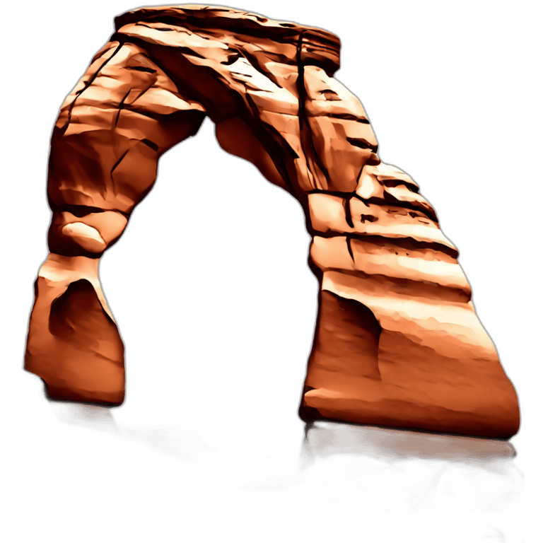 Delicate arch emoji