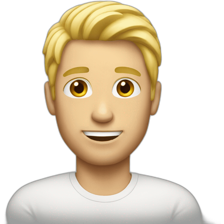 blond high guy emoji