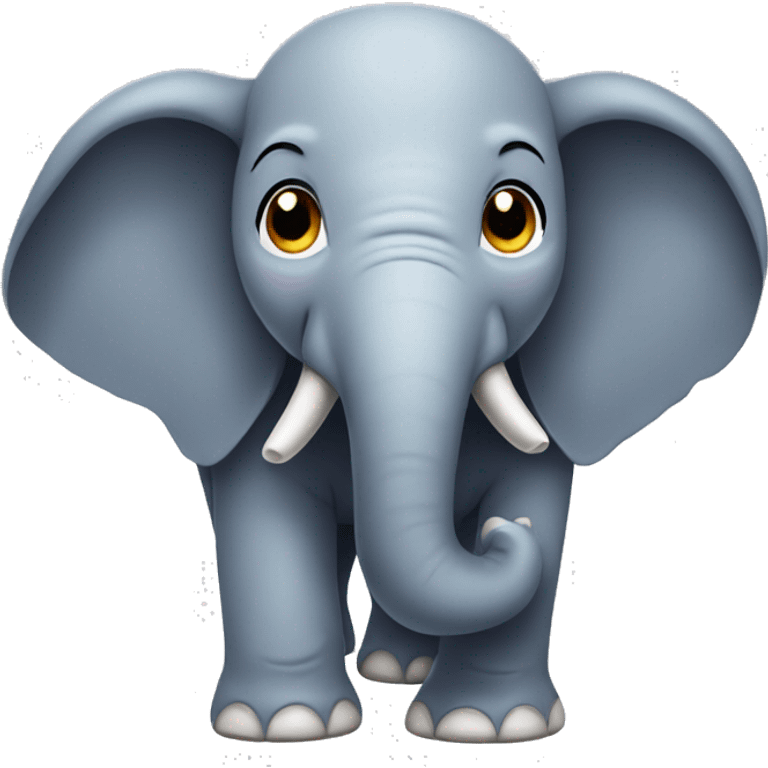 happy elephant emoji