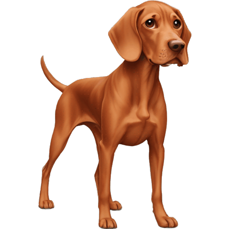 Dog vizsla full-height emoji