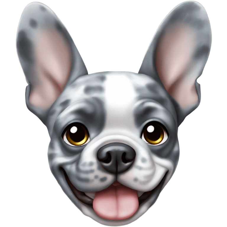 Blue Merle Frenchie emoji