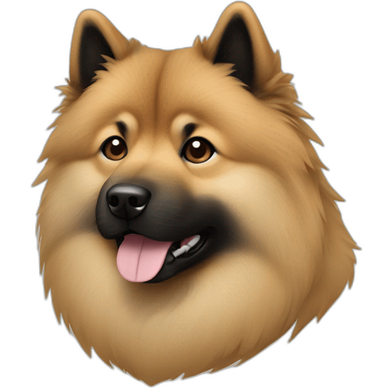 eurasier dog sand color emoji