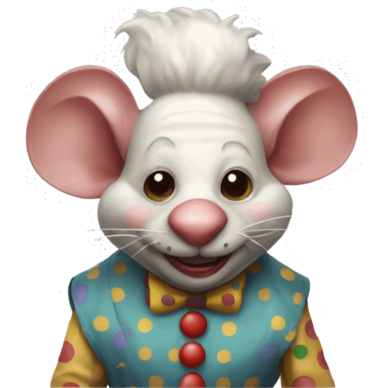 Clown rat emoji