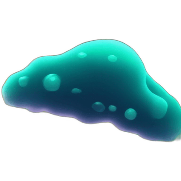 Bioluminescent algae emoji