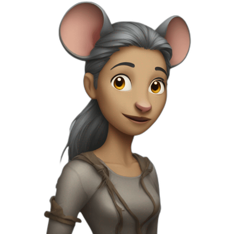 rat woman emoji