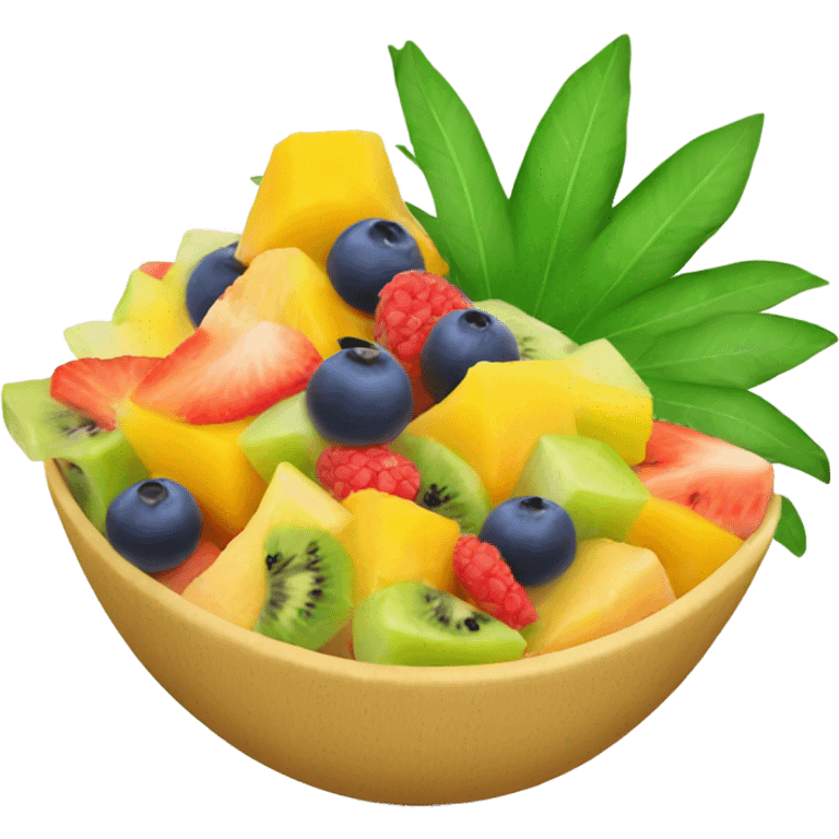 tropical fruit salad  emoji