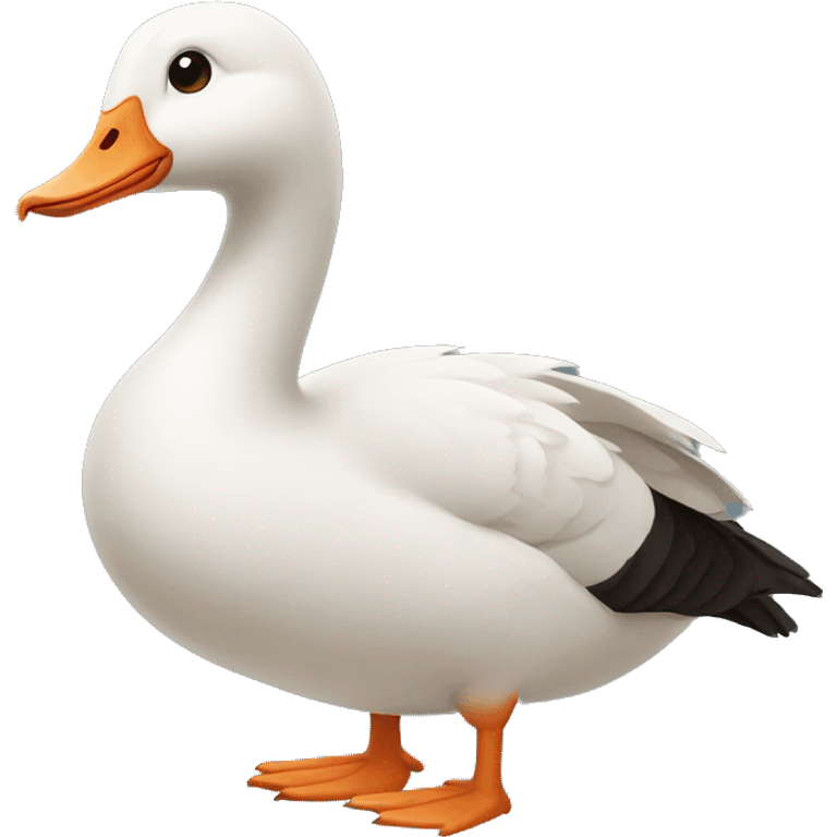 Goose with from love together emoji