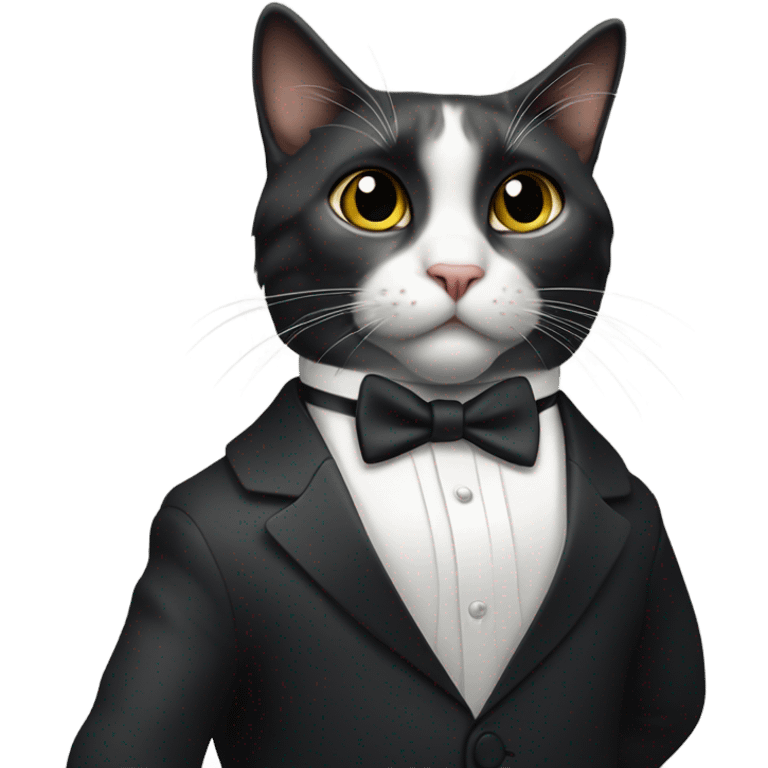 Cat James Bond emoji