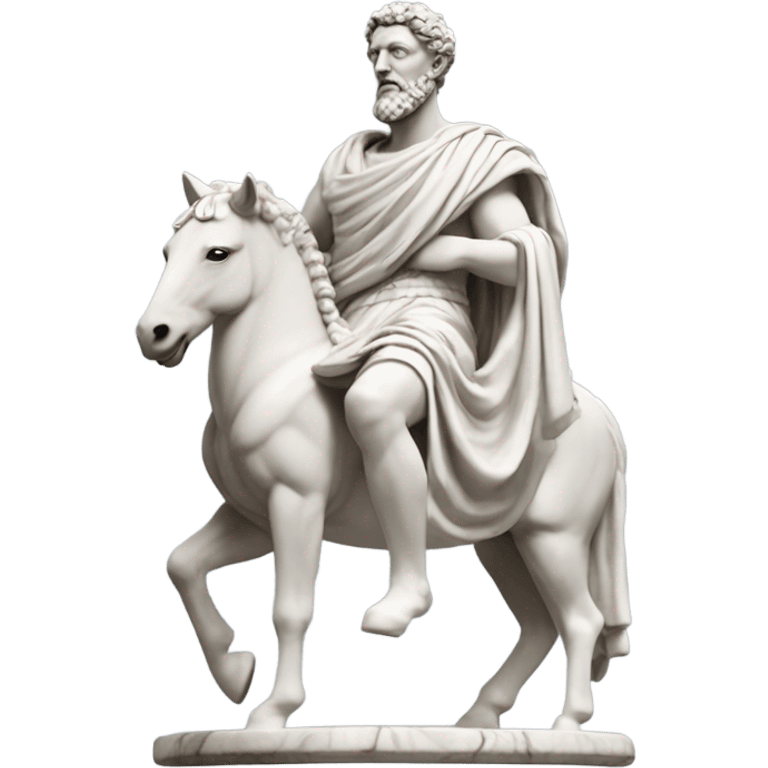 marble statue of Marcus Aurelius emoji