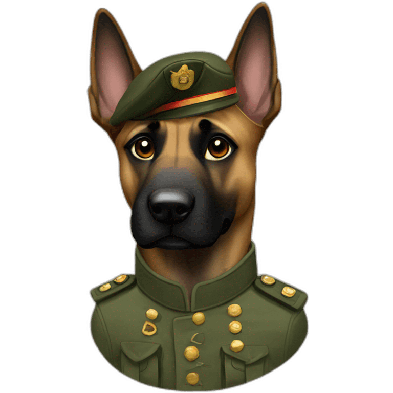 Malinois militaire  emoji