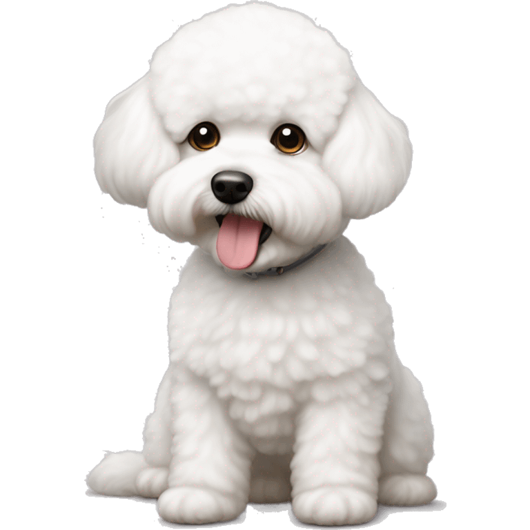 ￼ The bichon frise dog emoji