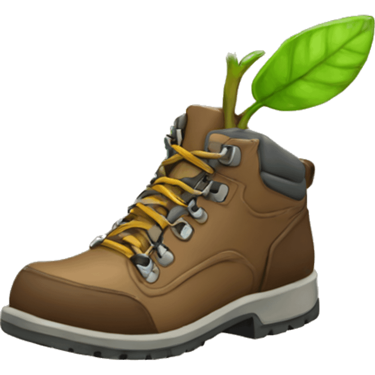 hiking-boot,Launch，Seedling emoji