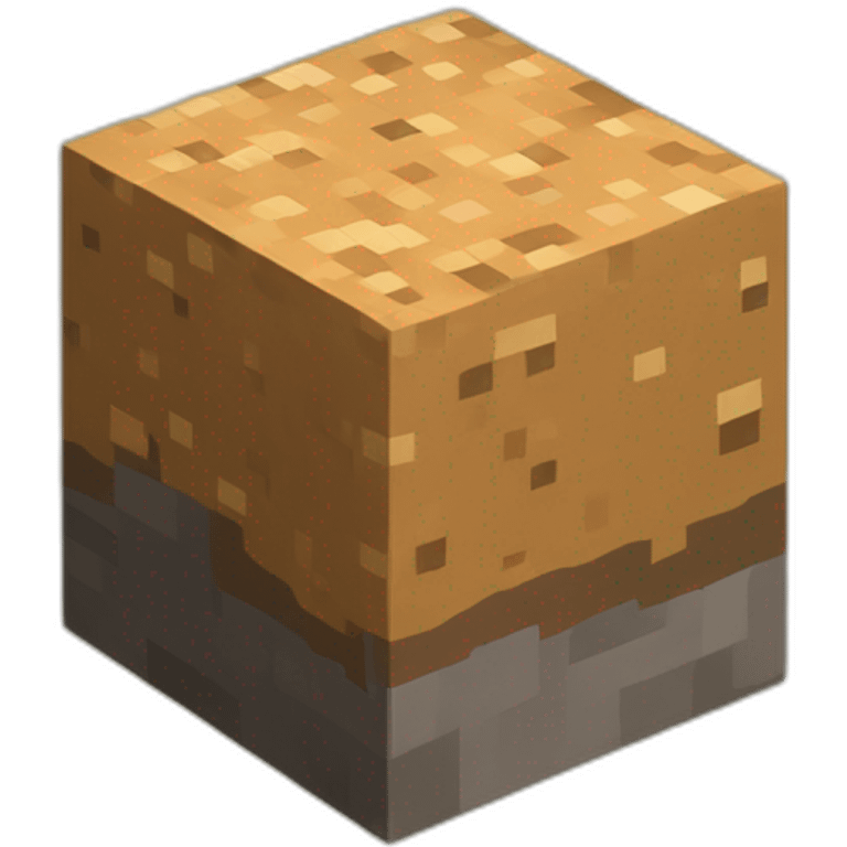 Minecraft dirt block emoji